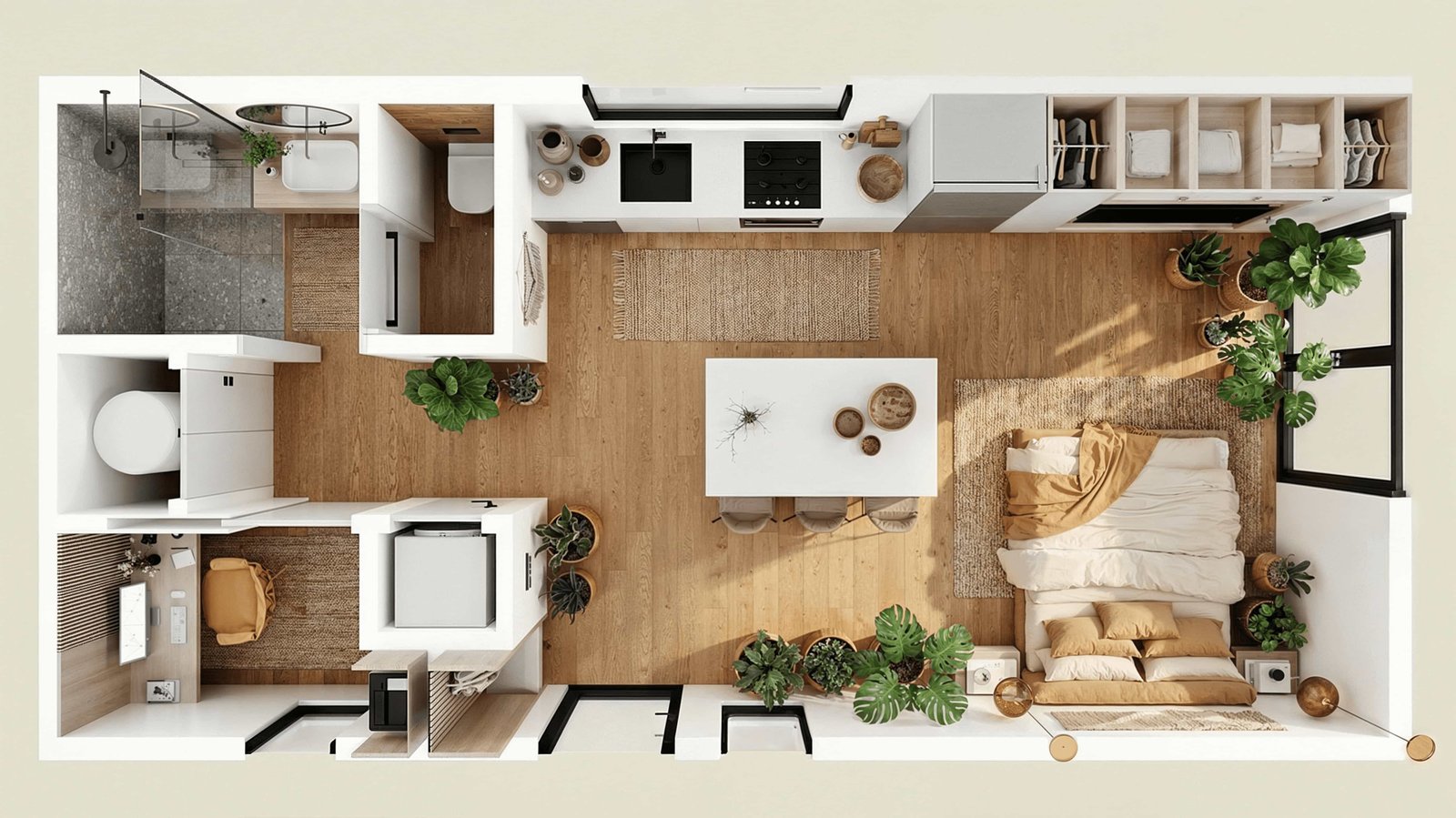 EVO Studio Floor Plan